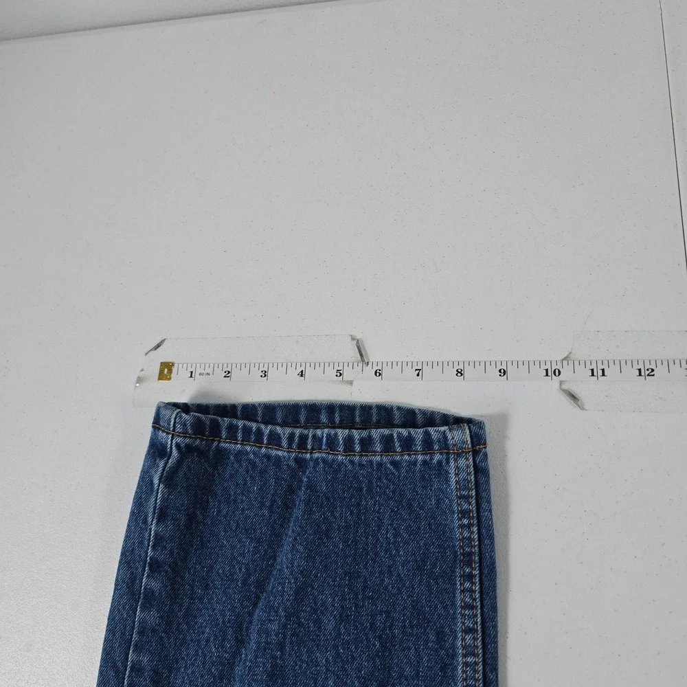 Levis 505 Regular Fit Straight Leg Jeans Mens 36x30 Medium Wash Blue Denim